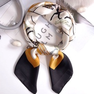 Khăn lụa vuông phụ kiện buộc cổ áo cột túi xách buộc tóc thời trang 70x70 Cm K-146