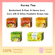 [KR] Korea Tea Buckwheat &amp; Puer &amp; Senna tora &amp; Corn silk &amp; Shine Muskett Grean tea