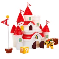 Nintendo Super Mario Large Play Set Luxury Mushroom Kingdom Castle Including 1 Bowser Figure 6 cm