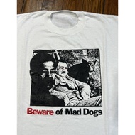 Vintage Saddam Hussein Adolf Hitler MAD DOG Shirt Single Stitch Osama World War