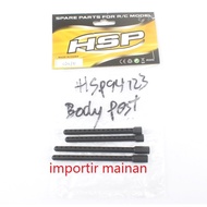 Part body post rc car HSP 94123 flying fish no part 02010 plastic 4pcs