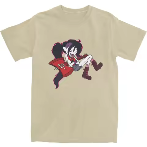 Marceline T-Shirt Hip Hop T Shirts Short Sleeve Aesthetic Tshirt Summer 100% Cotton O-Neck 4XL 5XL 6