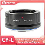 PEIPRO CY-L Yassica CY lens with Panasonic S1/S1R L Sigma FP L Mount Adapter Ring