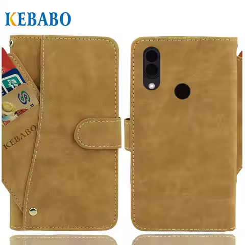 Vintage Leather Wallet Caterpillar Cat S62 Pro Case 5.7" Flip Luxury Card Slots Cover Magnet Phone P
