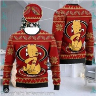 2025 Disney 3D Printed Bear Long Sleeved sweatshirt for Teddy Bears and Friends Tiggo Christmas swea