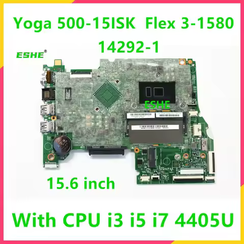 14292-1 For lenovo IdeaPad Flex 3-1580 Yoga 500-15ISK Laptop Motherboard 15.6 inch With CPU i3 i5 i7