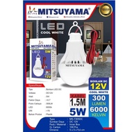 5 watt 12v emergency bulb mitsuyama DC battery 5w ms 7305DC