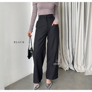 Seola - CK94 - Blaire Pants I Women's Basic Work Trousers Semiwool Office Long Pants