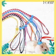 YOHII Pet Cage Leash, 1.4m Nylon Pet Hamster Leash, Comfortable Adjustable Walking Leash Rat Mouse H