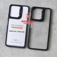 POCO C65 CLEAR CASE BRACKET STAND CAMERA CASE POCO C65