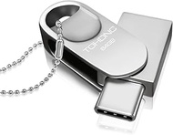 USB Stick 64 GB, USB C Flash Drive Mini Metal Memory Stick 2-in-1 OTG Memory Stick USB 2.0 Type C Fl