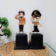 Acrylic Children's Police Trophy, Acrylic Children's Traffic Police Trophy, Acrylic Children's Polic
