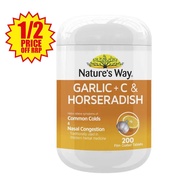 Nature's Way Garlic + C & Horseradish