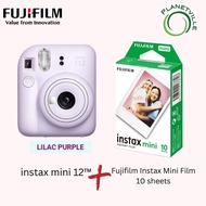 Fujifilm Instax Mini 12 กล้องอินสแตนท์ของแท้ +film 10 sheets x1ของแท้ พร้อมส่ง ประกันศูนย์ไทย