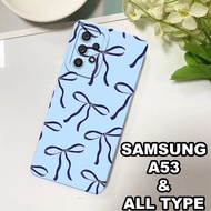 G1 - Softcase SAMSUNG A53 - Flexible rubber material - silicone SAMSUNG A53 - Ribbon Motif - casing 