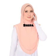 10/20pcs borong tudung sarung SARIMA AFIYA CROCHET CHIFFON SOFT OWNING SCUBA