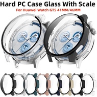 PC Case+Tempered Glass Compatible for Huawei Watch GT5 46mm 41mm Full Cover Screen Protector Bumper 