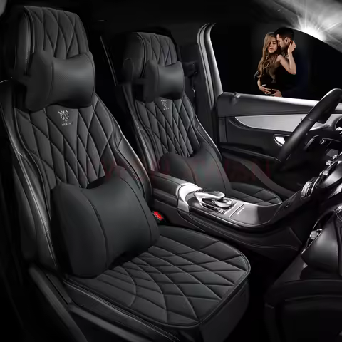 Universal Style Nappa Leather Car Seat Cover Cushion for Mercedes A-Class W169 W176 W177 A-Klasse A1
