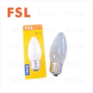 FSL Candle-shaped E27 40W 230V Frosted Incandescent Bulb Dimmable