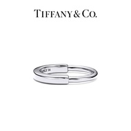 2025 New Tiffany&Co Original Ring- แหวนล็อคทองคำสีขาวโดย Tiffany 18k ราบรื่นความสะดวกสบาย Fit โลโก้ด