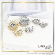 Super Mall Store Kerongsang Dagu 1pc Set Brooch Zirconia High Quality Korea Premium Baby Brooch