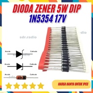 1N5354B 1n 5354b IN5354B 1N5354 B Zener 17.0 v 17V 5.0W 17volt 5watt