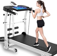 Running Machines Treadmill,Professional Mechanical Treadmill,walking/Quick Walking/Twisting Waist/Sit-ups/Pulling Rope,Foldable Function,for Home and Gym Use