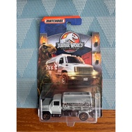 Matchbox/Matchbox Jurassic Park Tank Truck (Brand New Unopened) White, The Car Condition Is As Shown