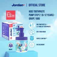 Jordan Kids Toothpaste Pump Step 2 (6-12 Years) (188g)