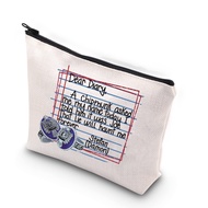 Vampire Damon Gift Salvatore Brothers Vampire Fans Gift Vampire Fandom Zipper Cosmetic Bag (Dear Dia