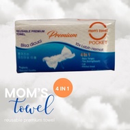 POCKET tissue 1pcs || Momstowel 4 IN 1 pocket tissue||Reusable||Mini tissue||POCKET 4 IN 1