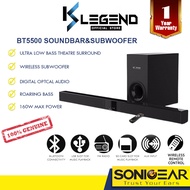 SonicGear BT6500 Bluetooth 5.0 SoundBar With Wireless Subwoofer