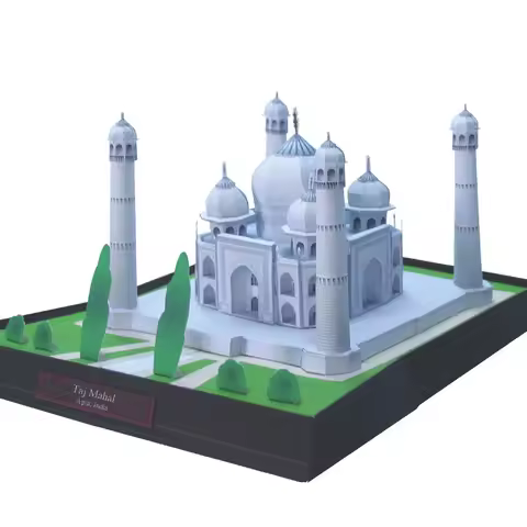India Sydney Opera House 3D Paper Model House Papercraft DIY Art Origami Building Teens Adult Handma