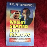 buku antik , buku putih Prabowo II- wasiat Sumitro buat Prabowo