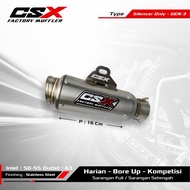 Silincer Racing CSX - Selenser Racing type GEN 3 - by CSX FACTORY MUFFLER
