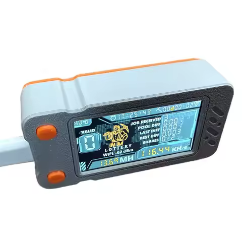 L60AUpgraded Nerdminer Miner 117KH/S with Color Screen Mini Bitcoin BTC Miner BTC Solo Lottery Minin