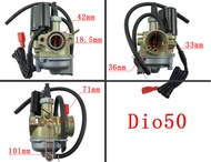 Xe Máy bộ chế hòa khí cho Honda dio50 today50 tact 50 nch NSC nvs50 NSK af56 af18 af27 af28 2 thì độ