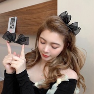Set of 2 Super Cute Chiffon Bow Hairpins for Women kv1