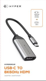 (全新行貨) HYPER HyperDrive USB-C to 8K 60Hz / 4K 144Hz HDMI Adapter（HD-H8K）