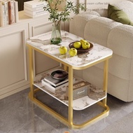 Tea Table Simple Rectangular Luxury Household Small Apartment Rock Tea Table New Living Room Board S