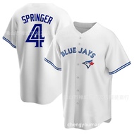 Same Day DeliveryBlue Jays Springer 4 White baseball Uniform Jersey Blue Jays Springer baseball Jers