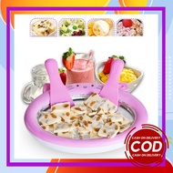 Ice Cream Roll Maker Cetakan Es Krim Piring Pembuat Es Krim