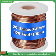 [in ]99.9% Dead Soft Copper Wire, 20 Gauge/ 0.8 mm Diameter, 328 Feet/ 100 M, 1 Pound Spool Pure Cop