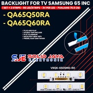 SAMSUNG 65 INCH TV BACKLIGHT QA65Q50RA QA65Q60RA BL LED LAMP V9Q6-650SM0-R0 BN96-48108A 66LED