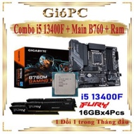 Combo CPU i5 13400F + Main B760 + Ram