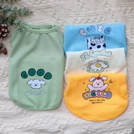 Waffle Cute Simple Cartoon Printed Vest Princess Candy Color for Cats and Dogs Pet Clothes Lightweig
