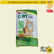20KG (Big) Pro Mill's/ProMill's (SALMON FISH) Cat Food Makanan Kucing Murah Berkualiti (Hair &amp; Skin )(Cat &amp; Kitten)