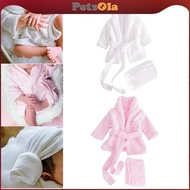 [PETSOLA] Comfortable Newborn Photography Props, Bathrobe Outfits, Photoshoot Prop for