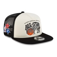 New Era 9Fifty A-Frame Trucker Alpha Industries 2026 NBA All-Star Game Black White Cap