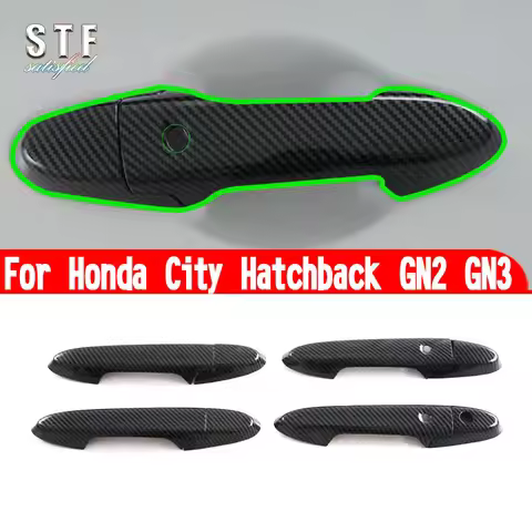 For Honda City Hatchback GN2 GN3 2020 2021 2022 Accessories Door Handle Cover Trim Molding Decoratio